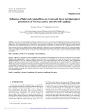 Báo cáo lâm nghiệp: "Influence of light and competition on crown and shoot morphological parameters of Norway spruce and silver fir saplings"