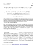 Báo cáo lâm nghiệp: "Survival and growth of Acacia mangium Willd. bare-root seedlings after storage and transfer from aeroponic culture to the field"