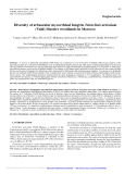 Báo cáo lâm nghiệp: "Diversity of arbuscular mycorrhizal fungi in Tetraclinis articulata (Vahl) Masters woodlands in Morocco"