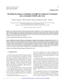 Báo cáo lâm nghiệp: "Modeling the impact of thinning on height development of dominant and codominant loblolly pine trees"