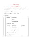 Giáo án Tiếng Anh lớp 8: Unit 3 At home Lesson 6 : Language focus 