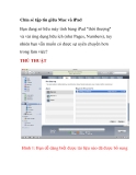 Chia sẻ tập tin giữa Mac và iPad 