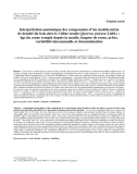 Báo cáo lâm nghiệp:" Interprétation anatomique des composantes d’un modèle mixte de densité du bois chez le Chêne sessile (Quercus petraea Liebl.) : âge du cerne compté depuis la moelle, largeur de cerne, arbre, variabilité interannuelle et duraminisation"