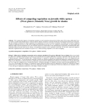 Báo cáo lâm nghiệp:" Effects of competing vegetation on juvenile white spruce (Picea glauca (Moench) Voss) growth in Alaska"