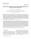 Báo cáo lâm nghiệp:" Photosynthetic acclimation of beech seedlings to full sunlight following a major windstorm event in France"