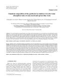 Báo cáo lâm nghiệp: "Chemical composition of the periderm in relation to in situ water absorption rates of oak, beech and spruce fine roots" 