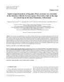 Báo cáo lâm nghiệp: "Spatio-temporal pattern of bog pine (Pinus uncinata var. rotundata) at the interface with the Norway spruce (Picea abies) belt on the edge of a raised bog in the Jura Mountains, Switzerland"