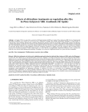 Báo cáo lâm nghiệp: "Effects of silviculture treatments on vegetation after fire in Pinus halepensis Mill. woodlands (SE Spain)"