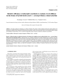 Báo cáo lâm nghiệp: "Relative efficiency of alternative methods to evaluate wood stiffness in the frame of hybrid larch (Larix × eurolepis Henry) clonal selection"