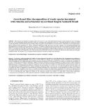 Báo cáo lâm nghiệp: "Growth and litter decomposition of woody species inoculated with rhizobia and arbuscular mycorrhizal fungi in Semiarid Brazil"