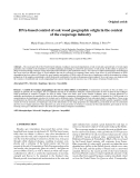 Báo cáo lâm nghiệp: "DNA-based control of oak wood geographic origin in the context of the cooperage industry"