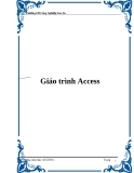 Giáo trình về  Access 1