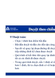 DUYỆT THEO CHIỀU SÂU