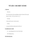 VẼ GÓC CHO BIẾT SỐ ĐO 