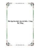 Bài tập lớn luật vận tải biển - Cảng Đà Nẵng