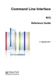 Command Line Interface R75 Reference Guide