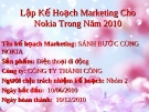 Lập Kế Hoạch Marketing Cho Nokia Trong Năm 2010