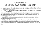  CHO VAY CÁC DOANH NGHIỆP 