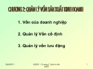  Vốn của doanh nghiệp 