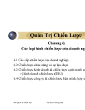 Quản Trị Chiến Lược - Chương 6