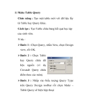  Make Table Query