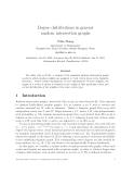 Báo cáo toán học: "Degree distributions in general random intersection graphs"