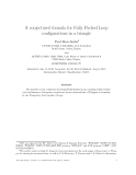 Báo cáo toán học: "A conjectured formula for Fully Packed Loop conﬁgurations in a triangle"