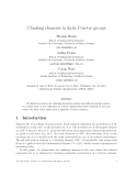 Báo cáo toán học: "Climbing elements in ﬁnite Coxeter groups"