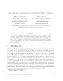 Báo cáo toán học: "Asymptotic enumeration of labelled graphs by genus"