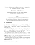 Báo cáo toán học: "Note on highly connected monochromatic subgraphs in 2-colored complete graphs"