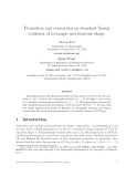 Báo cáo toán học: "Promotion and evacuation on standard Young tableaux of rectangle and staircase shape"