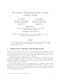 Báo cáo toán học: "The Number of Positions Starting a Square in Binary Words"