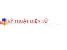 Kỹ thuật điện tử