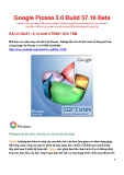 Google Picasa 3.0 Build 57.19 Beta