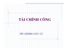 CHƯƠNG: TÀI CHÍNH CÔNG