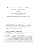 Báo cáo toán học: "An extension of matroid rank submodularity and the Z-Rayleigh property"