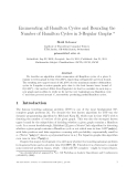 Báo cáo toán học: "Enumerating all Hamilton Cycles and Bounding the Number of Hamilton Cycles in 3-Regular Graphs"