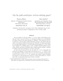 Báo cáo toán học: "On the path-avoidance vertex-coloring game"