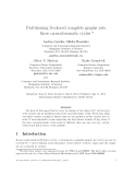 Báo cáo toán học: "Partitioning 3-colored complete graphs into three monochromatic cycles"