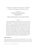 Báo cáo toán học: "Colorings and Nowhere-Zero Flows of Graphs in Terms of Berlekamp’s Switching Game"