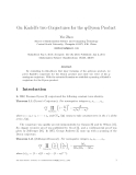 Báo cáo toán học: "On Kadell’s two Conjectures for the q-Dyson Product"