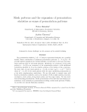 Báo cáo toán học: " Mesh patterns and the expansion of permutation statistics as sums of permutation patterns"