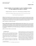 Báo cáo khao học: "Clonal variation of wood density record of cambium reaction to water deficit in Picea abies (L.) Karst"