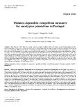 Báo cáo khoa học: "Distance-dependent competition measures for eucalyptus plantations in Portugal"