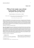 Báo cáo khoa học: "Effects of water supply on gas exchange in Pinus pinaster Ait. provenances during their first growing season"