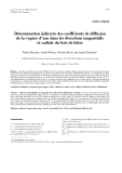 Báo cáo khoa học: "Détermination indirecte des coefficients de diffusion de la vapeur d’eau dans les directions tangentielle et radiale du bois de hêter"