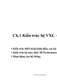 Chương 1 :Kiến trúc hệ VXL – MT