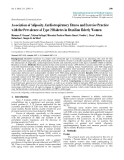 Báo cáo y học: "Association of Adiposity, Cardiorespiratory Fitness and Exercise Practice with the Prevalence of Type 2 Diabetes in Brazilian Elderly Women"