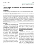 Báo cáo toán học: "Adult neurogenesis, neuroinflammation and therapeutic potential of adult neural stem cells"