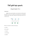 Thế giới hạt quark ( Nguyễn Quốc Trị ) 